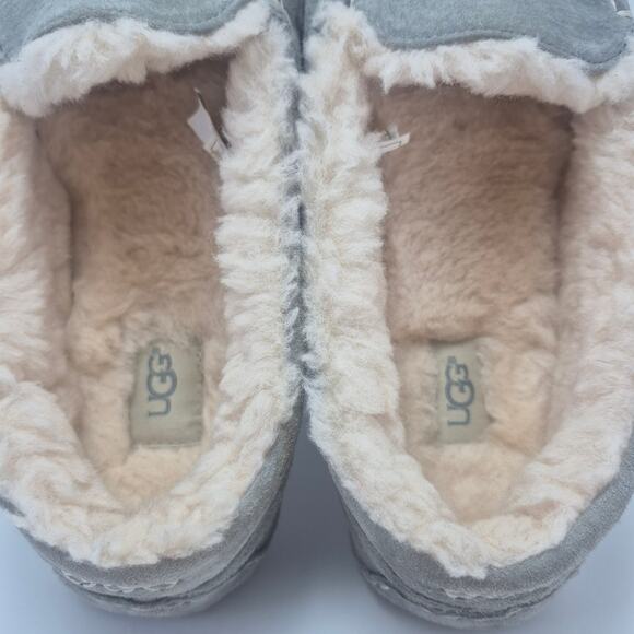 UGG Classic "Ansley" Grey Slippers Womens Size 11 - Picture 11 of 12